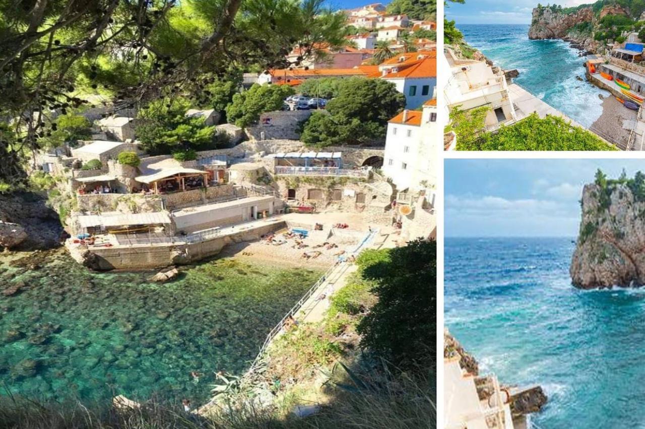Mediteran With Garden Next To Beach And Old Town ดูบรอฟนิก ภายนอก รูปภาพ