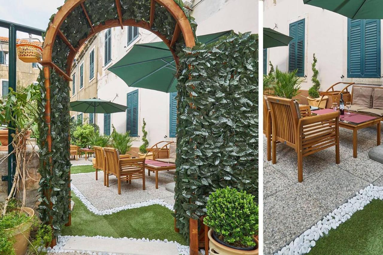 Mediteran With Garden Next To Beach And Old Town ดูบรอฟนิก ภายนอก รูปภาพ